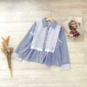 ATASAN ARUMI KEMEJA SALUR WANITA FREE ROMPI