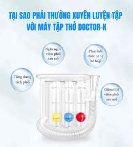 MÁY TẬP THỞ DOCTOR-K” – TĂNG DUNG TÍCH PHỔI GIÚP BẠN VẬN ĐỘNG DẺO DAI HƠN MỖI NGÀY