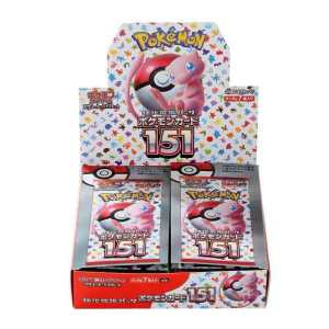 FCF  Pokémon Card Japanese Edition 151PTCG Card game cards Japanese version SV2a 151 Pikachu and Gengar in original packaging