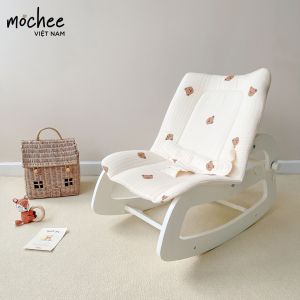 Đệm thay thế ghế rung bập bênh cho bé Mochee Rocking Chair chất liệu cao cấp - Monnie Kids