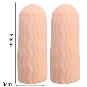 【Grilrigrin】1Pair Anti-Friction Finger Toe Caps Soft Silicone Clear Toe Separator Breathable Prevents Blisters Toe Protector Cover Foot Care