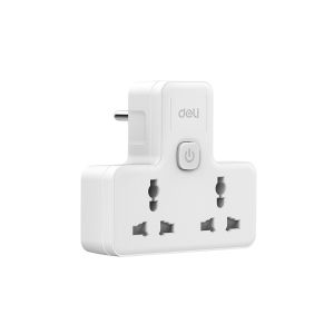 ปลั๊กไฟ ปลั๊กแปลงไฟ หัวแปลงปลั๊ก Adapter มีไฟบอกสถานะ ความปลอดภัยสูงด้วยวัสดุพลาสติก ไม่ลามไฟ แข็งแรง