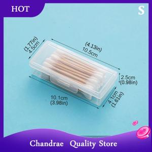 [Chandrae] กล่องยาแบบพกพาสำหรับเดินทางกล่องใส่สำลีกล่องใส่เครื่องประดับไหมขัดฟันกันฝุ่นกล่องเครื่องประดับ