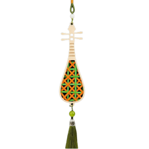CMIEWN5 Handmade Bamboo Pendant Material Kit Zongzi Cat Butterfly Hanging Ornaments Home Decor Handicraft Wind Chime Kit Dragon Boat Festival
