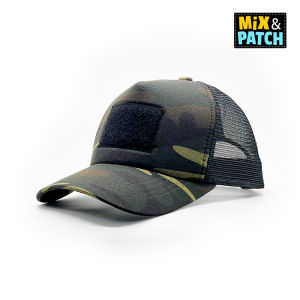 Tactical Camo - Velcro Curved Bill Trucker Hat