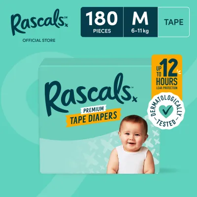 Rascals Tape M Diapers - Case