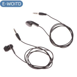 E-WOITD 1PC tai nghe 3.5mm cắm duy nhất bên tai nghe Tai nghe Tai nghe kênh kép cho Máy Tính Xách Tay PC Tai nghe