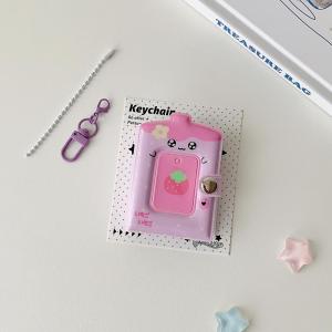 【Mach Photo】Photo Album Bag Charm | Custom Photo Book Keychain for Bags & Keys with Clasp and Bead Chain | Idol|Couple|Gift