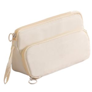 CUNXIN Large Capacity Ladder Pencil Case Double-layer Zipper Stationery Bag Organizer Supplies Creative Kawaii Pencil Bag School