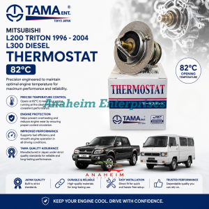 Mitsubishi L200 Triton 1996 - 2004 L300 Diesel Thermostat 82°C [TAMA Brand]