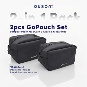 OUSON 3 Colour Arm Type Digital Blood Pressure Monitor Machine And Heart Beat Monitor Sphygmomanometer With 3 Colour Backlight Lcd Display Mesin Tekanan Darah Dengan 3 Warna Lampu [3 Years Warranty]