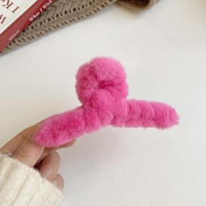 STV Jepit Rambut Bulu Wanita Gaya Korea Aksesoris Rambut Wanita Jedai Rambut Bulu Korea