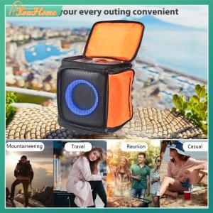 【Fast Delivery】 Portable Bluetooth-compatible Speaker Storage Bag Large Capacity Travel Carrying Case with Adjustable Strap Accessories for JBL PartyBox Encore Essential 【Arrive 1-3 Days】