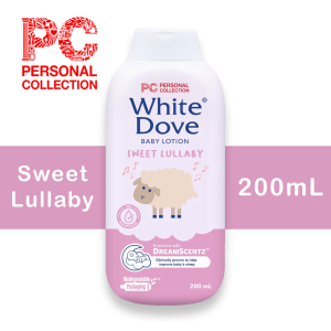 White Dove Baby Lotion Sweet Lullaby 200 mL - Organic Moisturizing and Soothing Formula Personal Collection Philippines