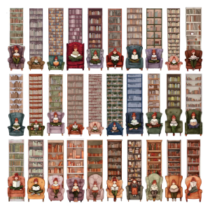 30 Sheets Reading Bookmarks Bookcase Page Marker Creative Bookmarks Simple Book Markers Decorative Bookmarks for Reading