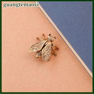 guangtemaoyi 1 Piece Miniature Simulation Insect Desk Ornament Brass Bee Figurines Table Tea Pets Antique Copper Crafts Home Decoration