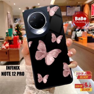 Casing Case Infinix Note 12 Pro Terbaru Kupu 02 Infinix Note 12 Pro Casing Hardcase Softcase Glossy