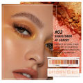 FOCALLURE Smooth Highly Pigmented easy to blend 10 Shades 4 Textures Palette With Dual-ended Brush & Mirror Eye Shadow Palette. 