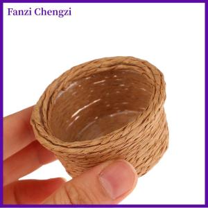 Fanzi 1 cái 1:12 Nhà búp bê thu nhỏ lưu trữ Giỏ rau thực phẩm Khung giặt Giỏ nhà mô hình trang trí nội thất đồ chơi nhà búp bê phụ kiện