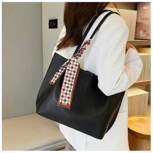 ZIVIA - Tas wanita - tas tote bag wanita - tote bag wanita terbaru - tas kuliah(free pouch +syal)