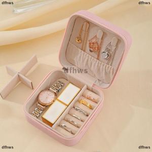 [COD] dfhws Multifunctional Portable Exquisite And Compact Jewelry Box Travel Bracelet Ear Studs Earrings Bedroom Desktop Storage Box