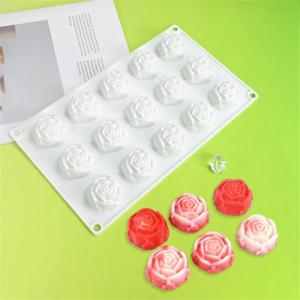 15 khoang tăng kem bằng Silicone khuôn khuôn sô cô la dụng cụ trang trí bánh không dính kẹo bakewares Phụ kiện làm bánh