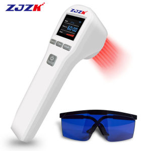 ZJZK 4x808nm+16x650nm cold laser therapy for human animal inflammatory pain injury rehabilitation and accelerated healing LLLT cold laser physical therapy equipment