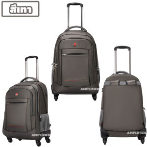 กระเป๋าเดินทาง เป้ล้อลาก กระเป๋าใส่คอมพิวเตอร์ กันน้ำ กระเป๋าเอกสาร 4 ล้อ มีช่อง USB  ถุงคลุมล้อ 18” 22 [4022]