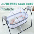 KIDONE  Kursi roket bayi otomatis listrik Bouncer baby music remote Swing Rocker Cradle Electric Rocking Chair Chairs Infant To Toddler Crib Auto On Sale baby rocker infant to toddler baby rocker infant to tooddler baby swing  duyan electric rocker. 
