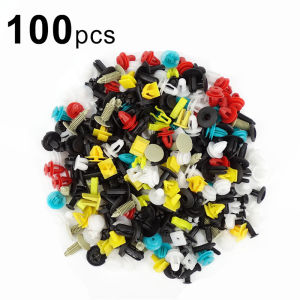 438178 ZXC 100pcs set Universal Mixed Car Various Plastic Fastener Door Push Pin Auto