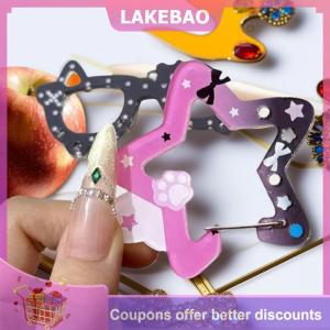 【LAKEBAO】 Trái Tim Mèo Tai Sao cánh hình Carabiner leo núi khóa Acrylic Keychain mặt dây đa năng Keyring móc túi treo