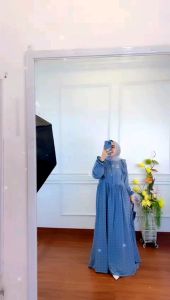 Gaun Pesta Nyaman & Trendy: Dress Sharita Towtone & Busui Aqila