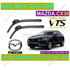 Gạt Mưa Silicon Kính Lái Mazda CX30 Cặp Gạt M.ưa Kính Lái Mazda CX30 Có Đủ S.ize Cho Các Đời Xe Mazda CX30
