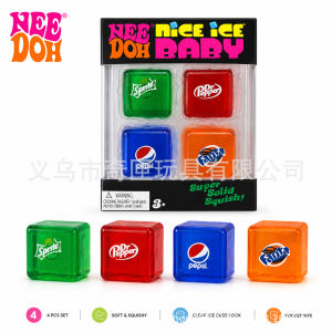 NeeDoh Four-in-one small ice cube   Co-branded maltose material stress-relief slow-rebound toy