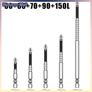 [Blossom] K5 không trượt độ cứng cao bit S2 mạnh mẽ từ 5A đen không trượt chéo đầu khoan điện khoan điện tuốc nơ vít Bit