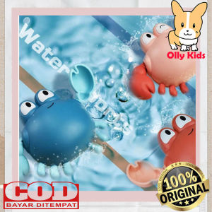 [Bisa Cod] Ollykids MA08 Mainan Mandi Anak Kepiting Lucu Bisa Bergerak Di Air Bath Toys Mainan Kepiting Air
