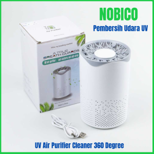 COD NOBICO Pembersih Udara UV Air Purifier Cleaner 360 Degree / penjernih udara ruangan mobil ozone sharp portable kalung alat / penyaring udara ruangan kamar mobil memasak kompor dapur ac / air purifer ruangan anti virus kamar tidur terapi /  humidifier