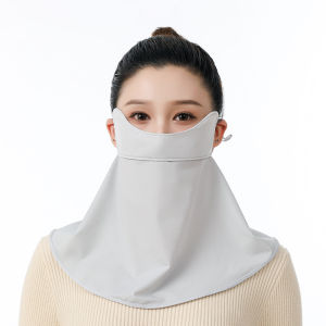 Khăn Khẩu Trang Che Mặt 360 Độ Phủ Cổ Chống Nắng 2/3 Mặt Màu Trơn RQN2348 - REQUANE