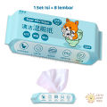 TAIYO Tissue SATUAN Super Mini Wet Wipes Baby Clean Tisu Basah Kecil Bayi Anak Bersih Travel Toilet. 