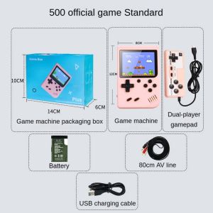 Retro Portable Mini Handheld Video Game Console 8 Bit 3.0 Inch Color LCD Game Player Built in 500 Games For Kid Gift