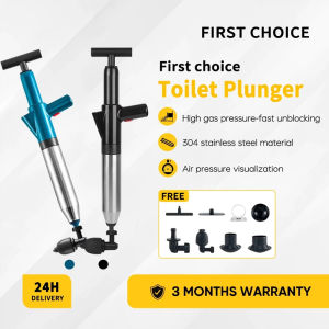 Toilet Plunger Drain Cleaner High Pressure Air Pump Clog Remover Bathroom Kitchen Home Use