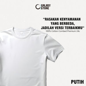 Kaos Polos Jumbo Big Size 2XL - 5XL Cotton Combed 24s premium Lengan Pendek