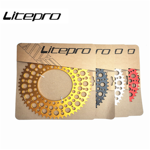 Litepro Starry Sky Folding Bike Crankset Chainring Alloy Chainwheel For Brompton 56T 54T 58T