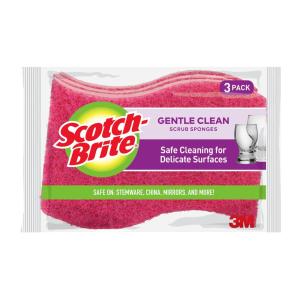 3M Scotch Brite Gentle Clean Scrub Sponge (Value Pack)