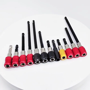Ergonomic nhanh chóng thay đổi khóa cơ chế 60mm từ bit lục giác Shank cho điện/công cụ thủ công Carbon thép độ bền
