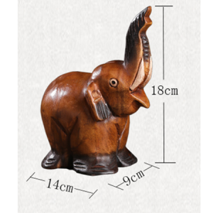 ของที่ระลึกการท่องเที่ยวสำนักงานเครื่องประดับตั้งโต๊ะของขวัญสร้างสรรค์ไม้แกะสลักเครื่องประดับช้าง อุปกรณ์ตู้ทีวี เครื่องประดับตกแต่งร้านกาแฟ