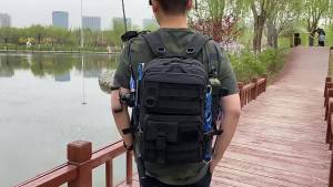 1000D Cordura New Fishing Backpack Lure Bag Outdoor Sports