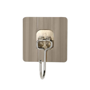 Móc thép dán tường móc dán tường inox chịu lực 5kg miếng dán tráng bạc siêu dính móc dán chịu lực loại tốt móc treo đồ 1 chân siêu chắc