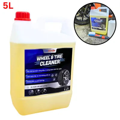 Tẩy Vệ Sinh Lốp Vành Mâm Lazang Không Chạm Ekokemika Wheel & Tire Cleaner Tẩy Đa Năng Can 5L