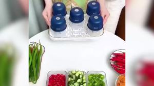 ElectricFood Chopper 2026 NewPortable Veggie Chopper USB Charging Wireless Food Processor Upgrade Electric Minis Garlic Chopper Set Wireless Veggie Grinder (Blue 250ML)